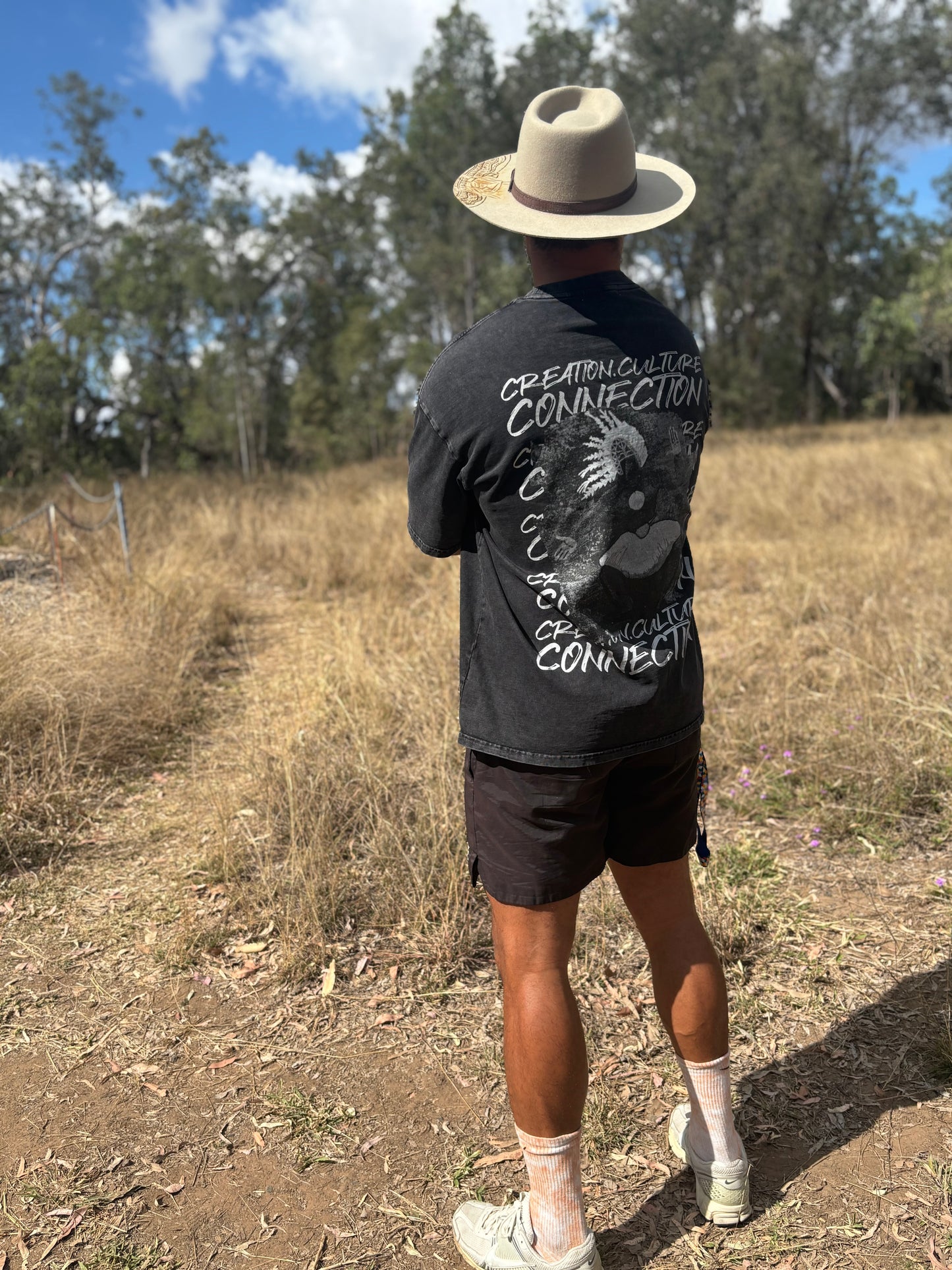 Kab Kar - Vintage wash Back Print T-Shirt