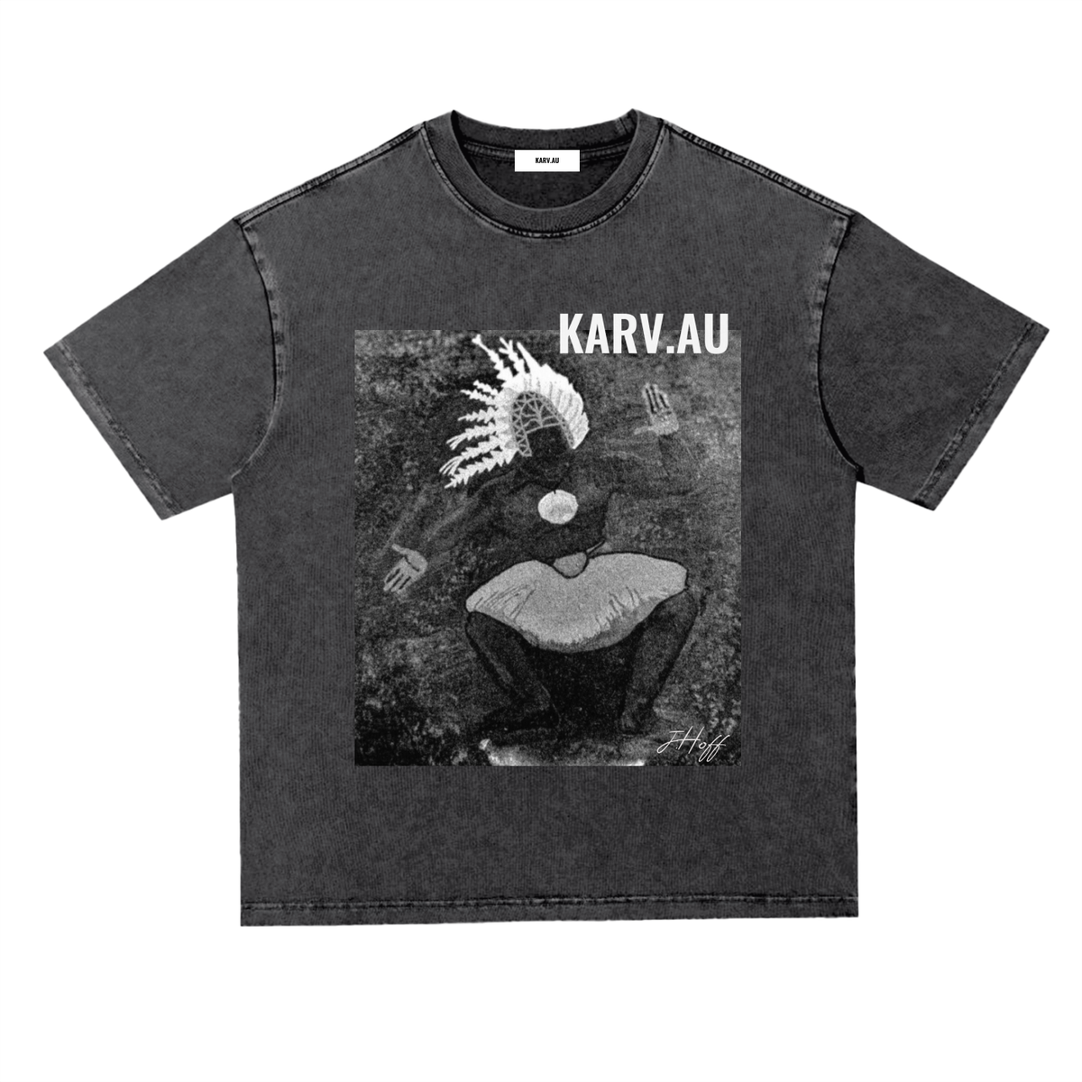 Snow Washed Heavyweight Oversize T-Shirt
