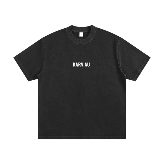 Kab Kar - Vintage wash Back Print T-Shirt